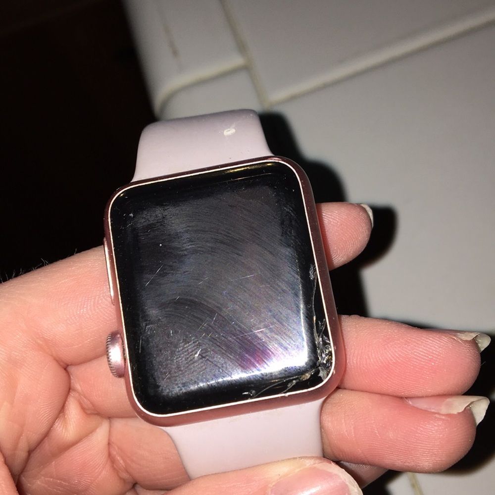 Apple Watch ! Small crack on corner but works good